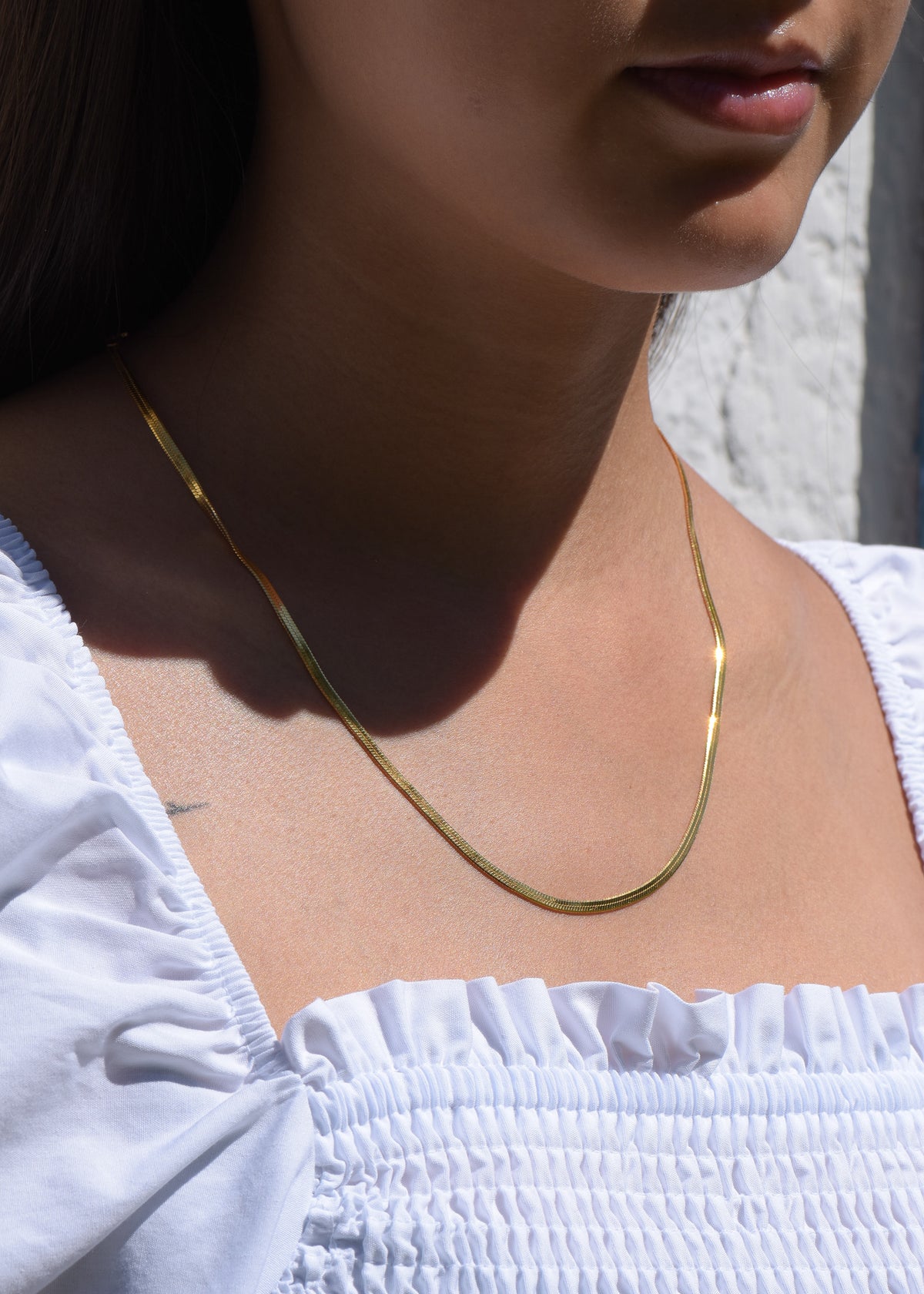 Arianne Chain Necklace in Gold