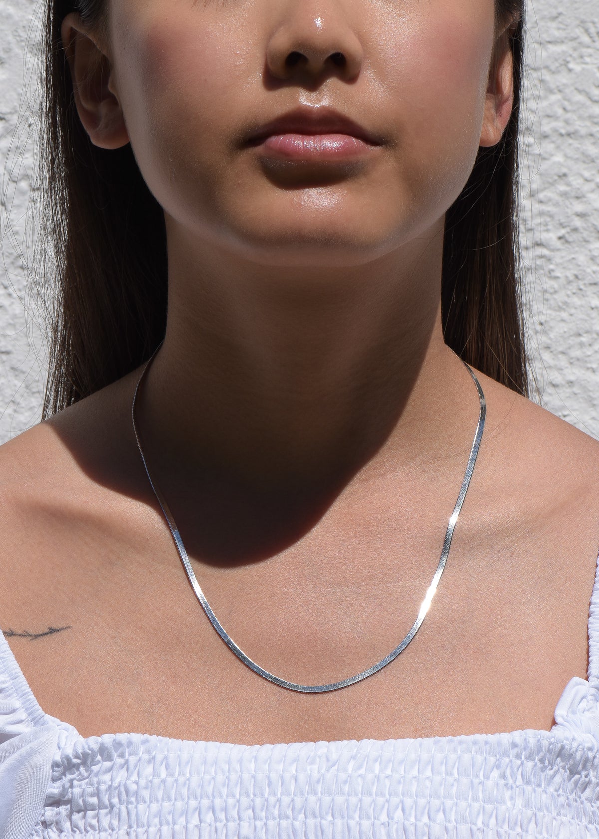 Arianne Chain Necklace in Silver