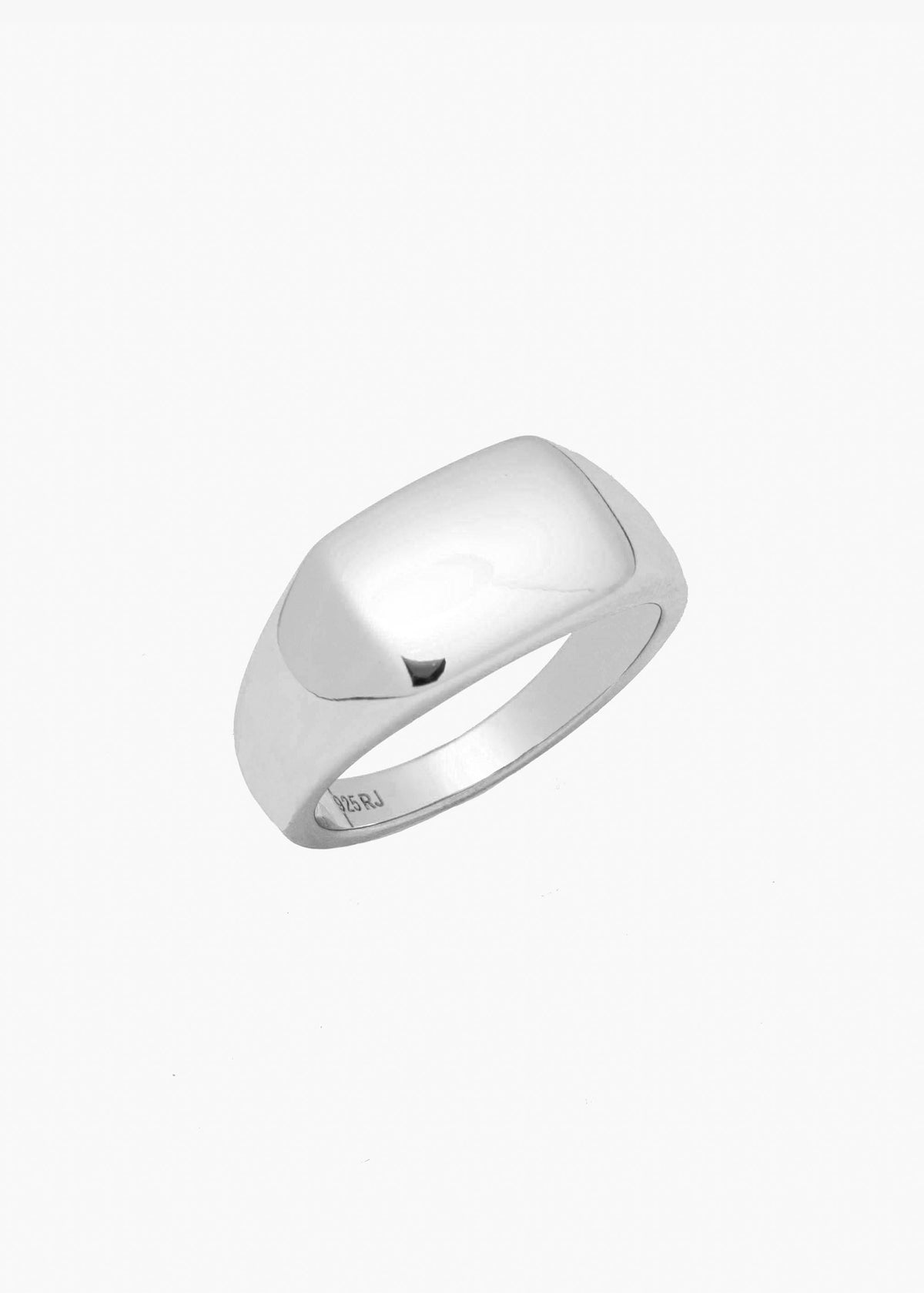 Square Signet Ring in Silver