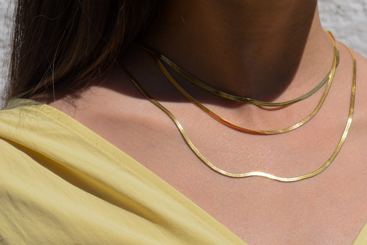 Arianne Chain Necklace in Gold