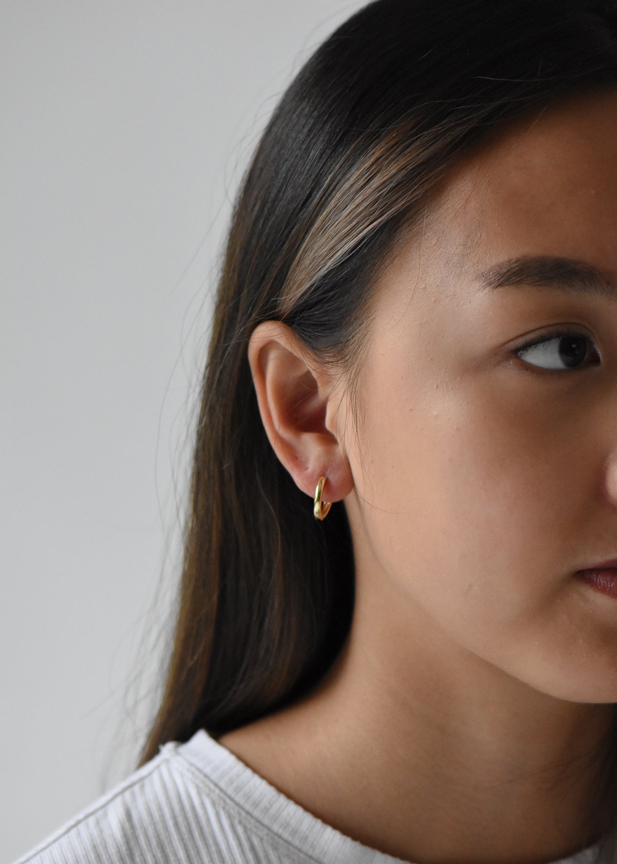 Baby Janelle Hoops in Gold