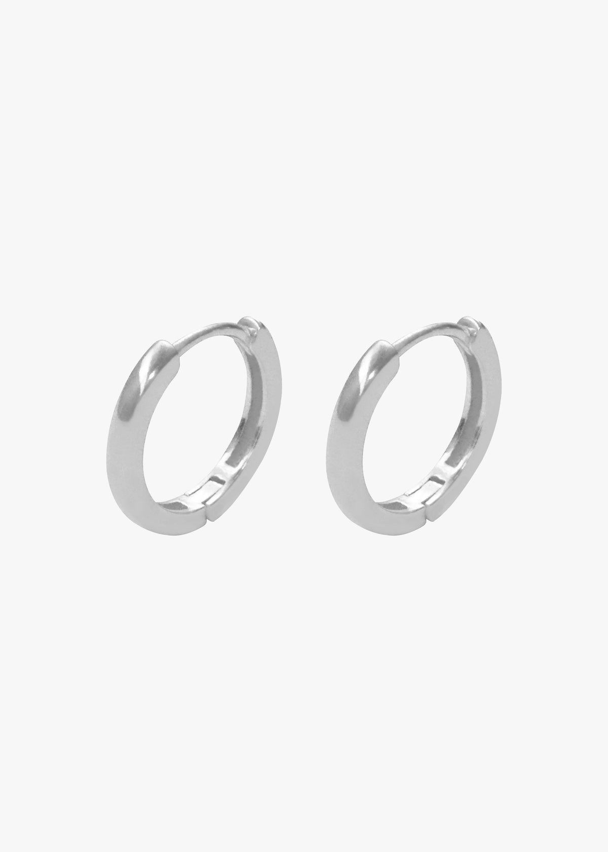 Baby Janelle Hoops in Silver