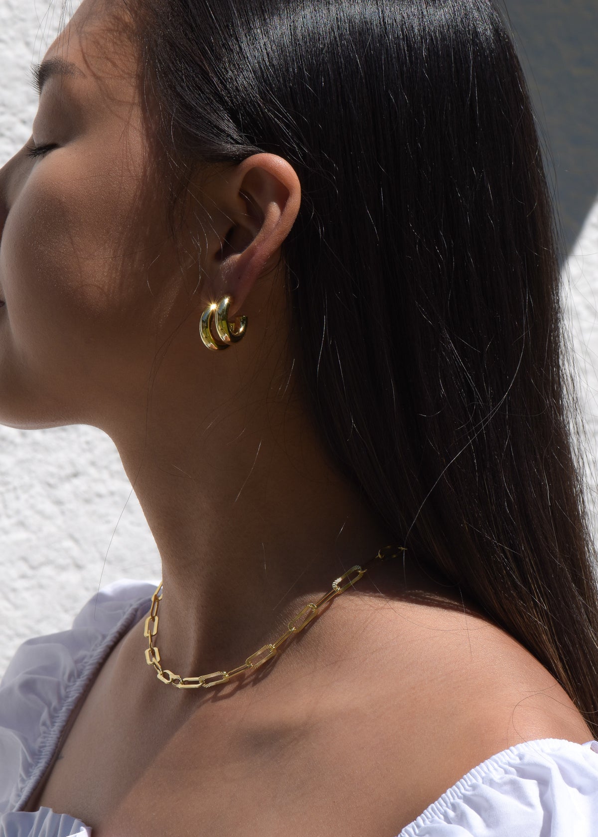 Baby Celine Hoops in Gold