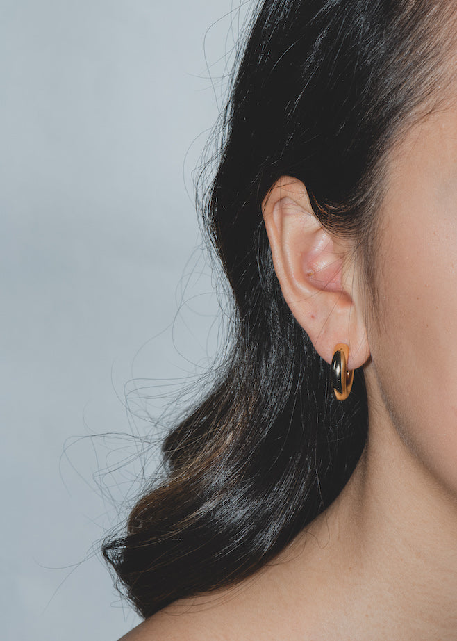 Baby Celine Hoops in Gold Renah Jae
