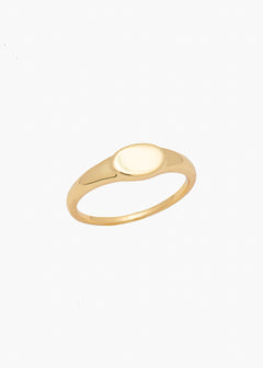 Pinky signet ring gold store
